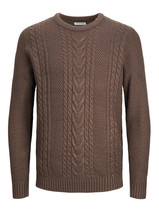 Jack & Jones Jack & Jones Pulover 12236314 Rjava Regular Fit