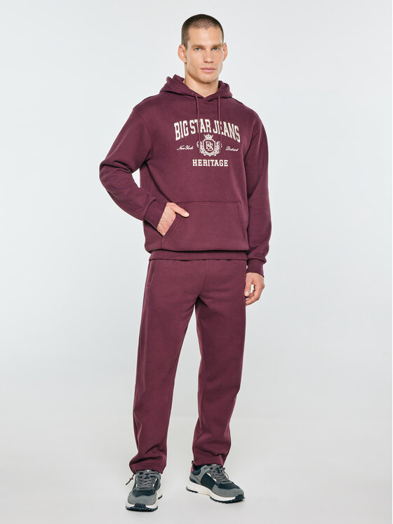 BIG STAR BIG STAR Bluza NOEL Bordowy