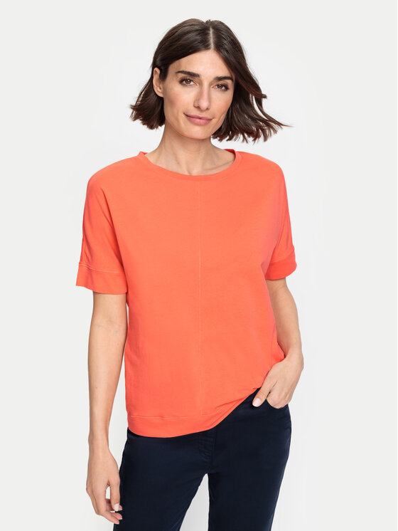 Olsen Tričko 11104490 Oranžová Regular Fit