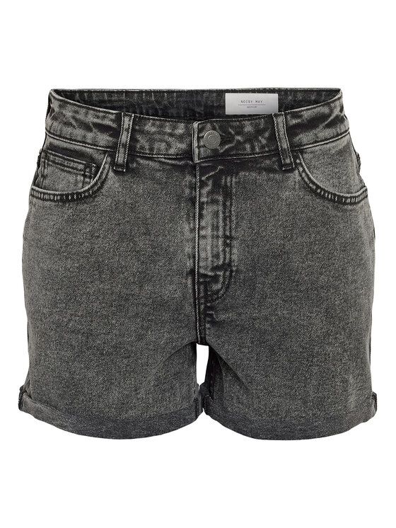 Noisy May Džínsové šortky Moni 27033697 Sivá Slim Fit