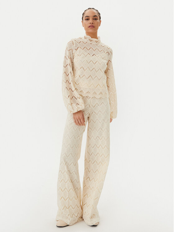TWINSET TWINSET Bluzka 251TP2404 Beżowy Regular Fit