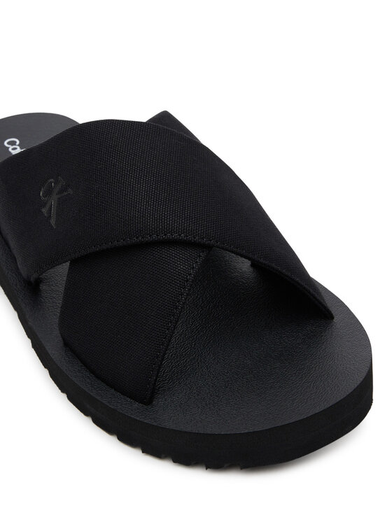 Calvin Klein Jeans Calvin Klein Jeans Şlapi Cross Sandal Crxs Tx YM0YM01223 Negru