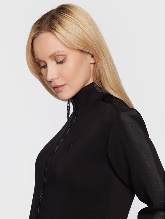 Guess Guess Mikina Allie V2YQ17 K7UW2 Čierna Regular Fit