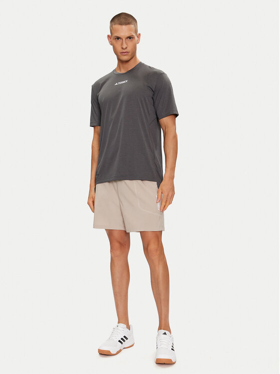 adidas adidas Tričko Terrex Multi T-Shirt HM4048 Čierna Regular Fit