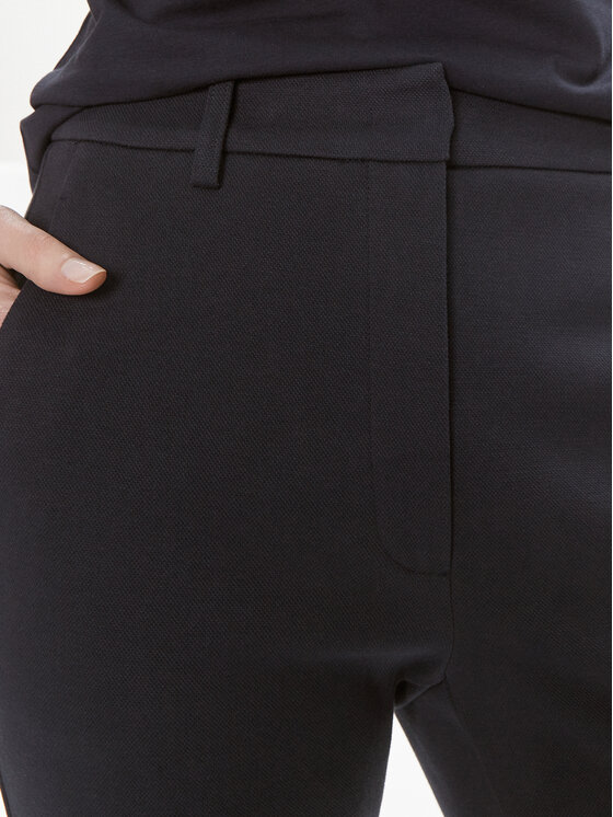 Weekend Max Mara Weekend Max Mara Pantaloni di tessuto Basco 2415781051 Blu scuro Regular Fit
