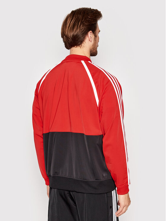 adidas adidas Pulóver Sst Blocked HC2076 Piros Regular Fit