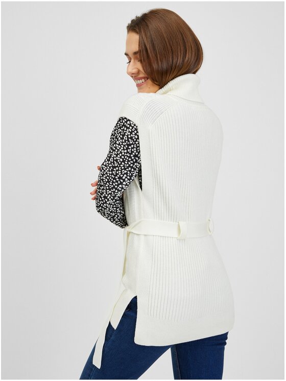 Orsay Orsay Sweter 507494-029000__XS Écru Long Fit