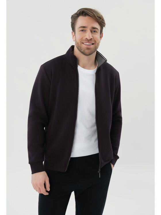 Volcano Volcano Bluza B-LAND Fioletowy Regular Fit