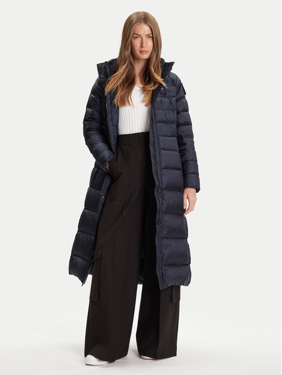 Blauer Blauer Пухено яке 25WBLDK03101 Тъмносин Regular Fit