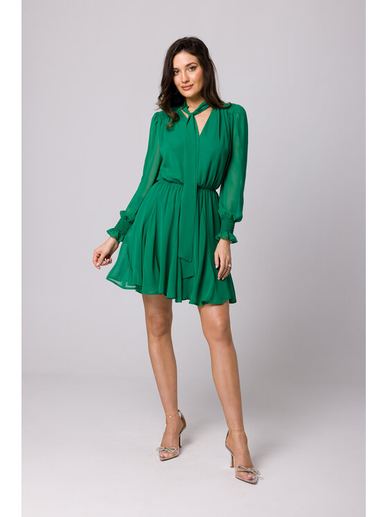 Makover Makover Vestito da giorno K168 Verde Regular Fit