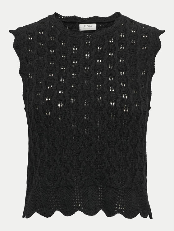 ONLY ONLY Μπλουζάκι Luna 15291602 Μαύρο Regular Fit