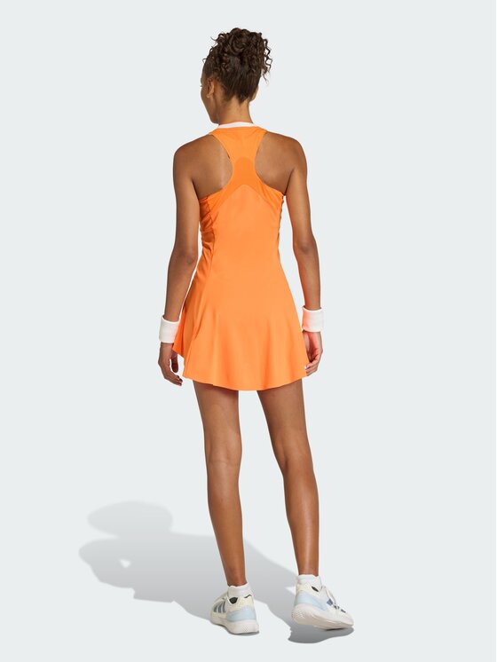 adidas adidas Sukienka tenisowa Tennis Pomarańczowy Slim Fit