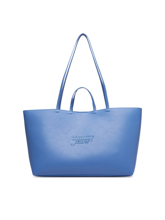 Tommy Jeans Tommy Jeans Handtasche Tjw Must Tote AW0AW19051 Hellblau