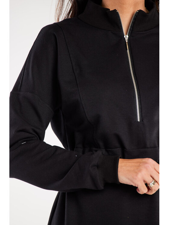 Infinite You Infinite You Úpletové šaty M322 Černá Basic Fit