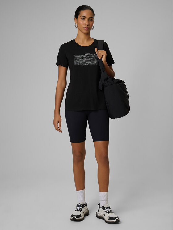 4F 4F T-Shirt TREKKING Czarny Regular Fit