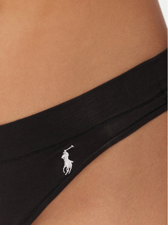 Polo Ralph Lauren Polo Ralph Lauren Stringové nohavičky 4P0511 Čierna