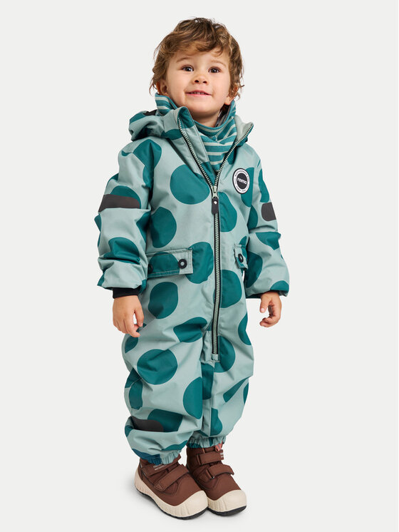Reima Reima Зимен детски гащеризон Marte Mid 5100115B Зелен Regular Fit