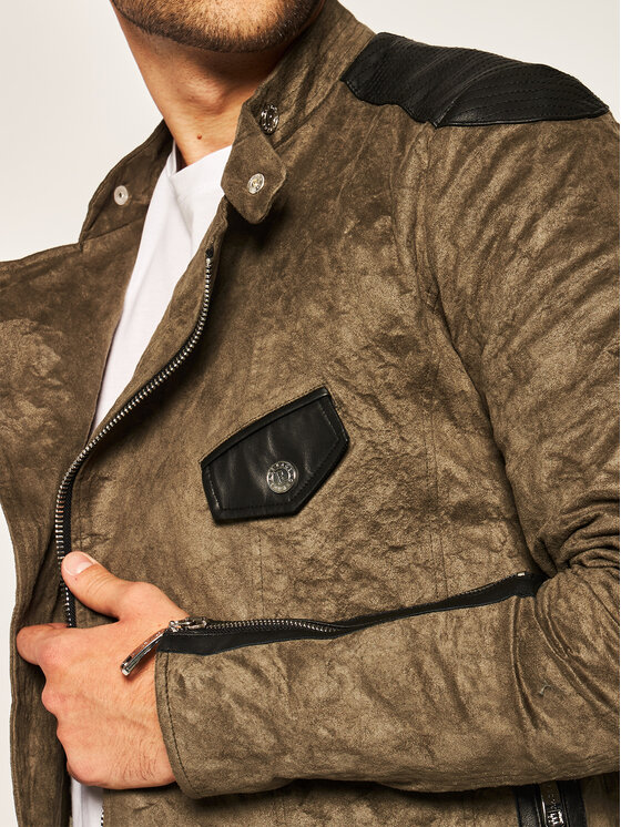 Giacca di transizione Kenny Verde Slim Fit