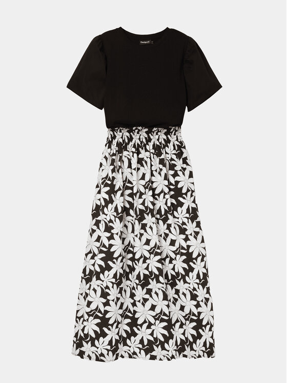 Desigual Desigual Sommerkleid Marlon 24SWVW40 Schwarz Regular Fit