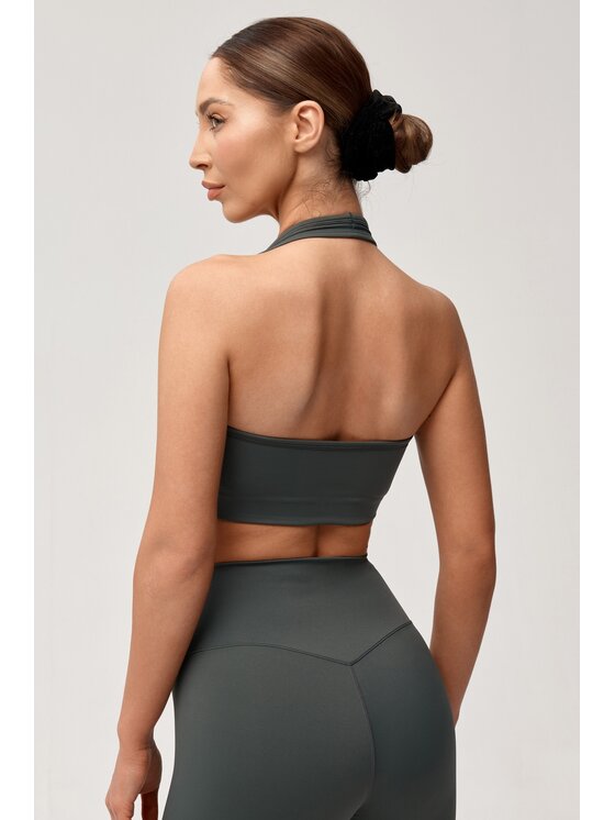 ROUGH RADICAL ROUGH RADICAL Biustonosz sportowy ZOYA SPORTS BRA Zielony ciemny