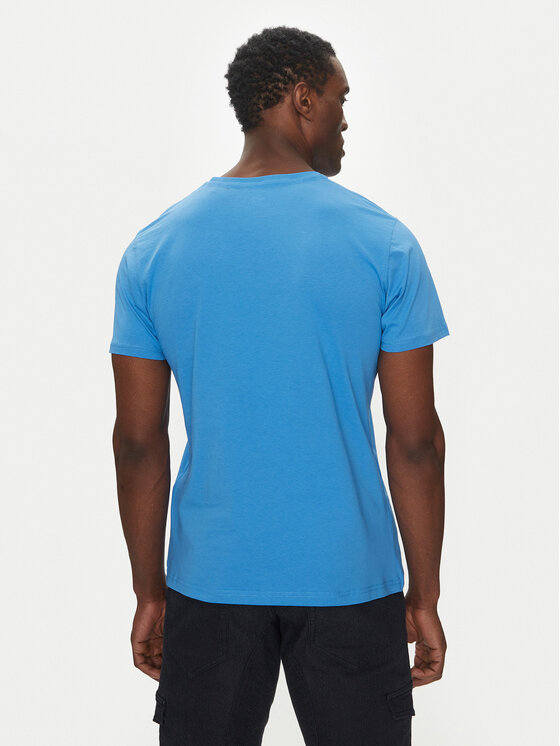 Alpha Industries Alpha Industries T-Shirt Puff Print 146509 Modrá Regular Fit