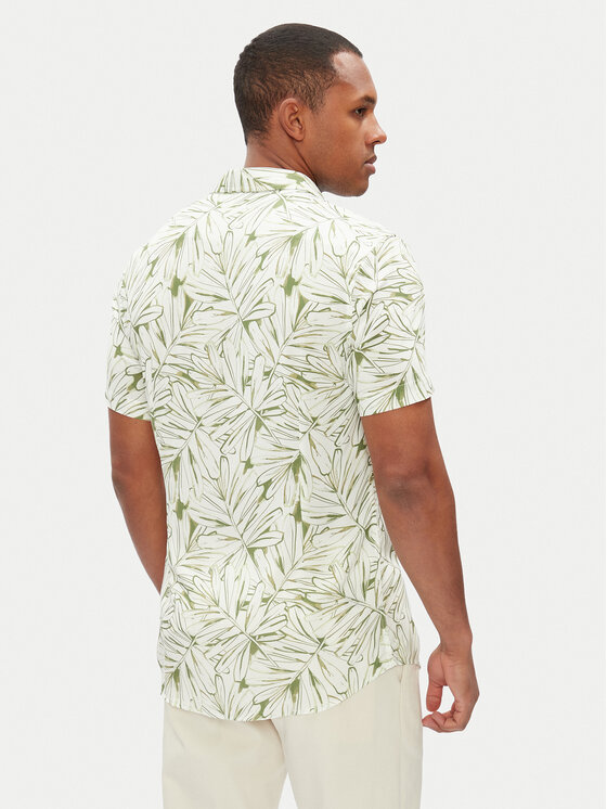 Guess Guess Cămașă M5GH75 WD4Z2 Alb Slim Fit