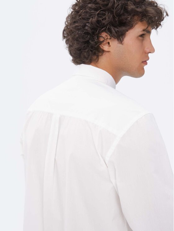 Americanos Americanos Srajca Unisex Memphis Bela Relaxed Fit