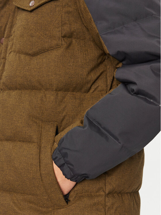 Wrangler Wrangler Kurtka puchowa 112341101 Brązowy Oversize