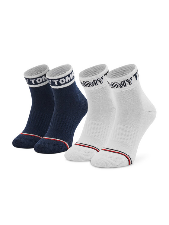 Set di 2 paia di calzini lunghi da bambini Tommy