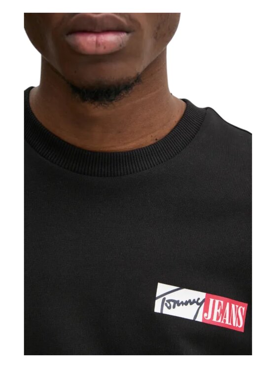 Tommy Hilfiger Tommy Hilfiger Girocollo dm0dm20341 Nero Regular Fit