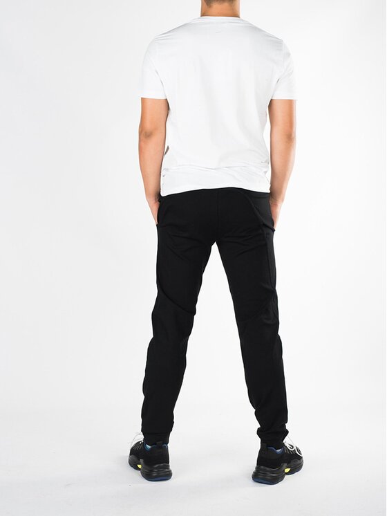 Bikkembergs Bikkembergs Παντελόνι υφασμάτινο A 1 02B HM E B072 Μαύρο Regular Fit