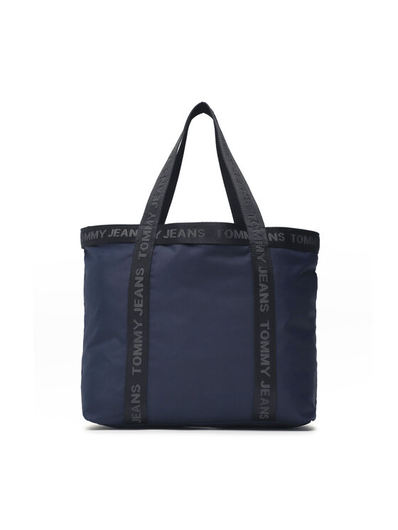 Geantă Tommy Jeans Tjw Essential Tote AW0AW14953 Bleumarin