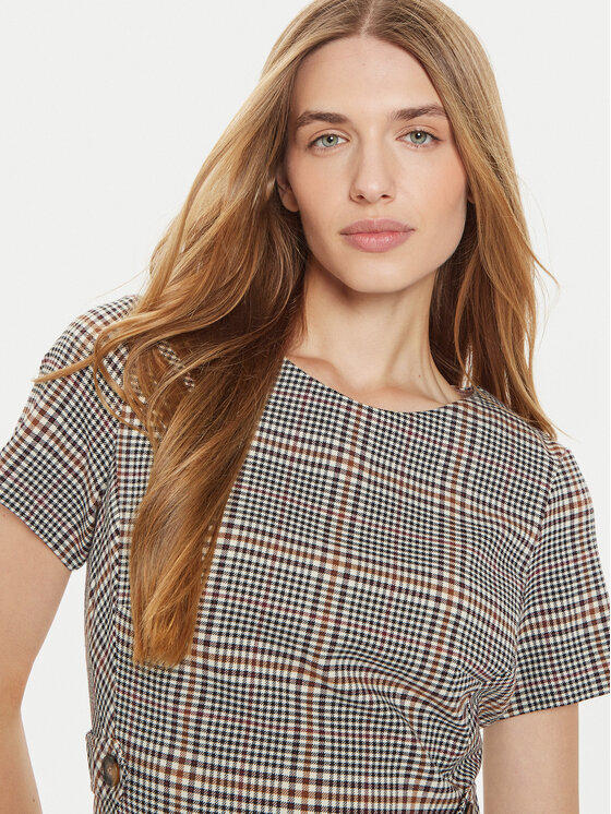 TATUUM Tatuum Každodenné šaty Hipi T2319.200B Sivá Slim Fit