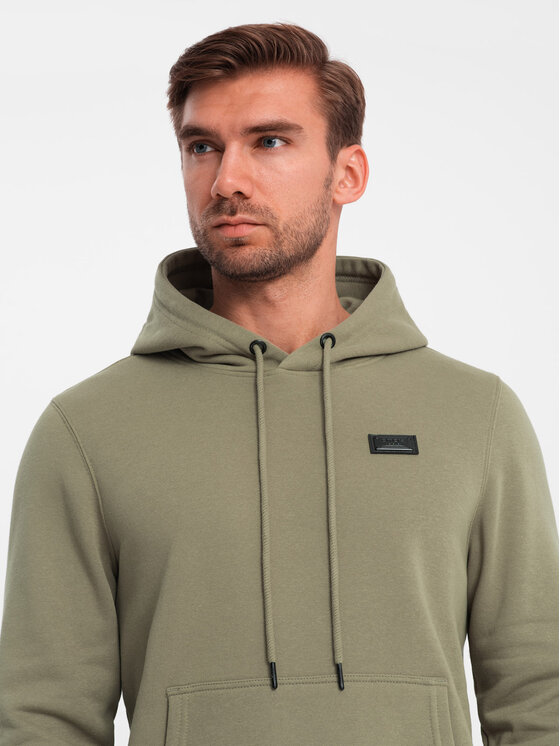 Ombre Ombre Mikina OM-SSNZ-0141 Zelená Regular Fit