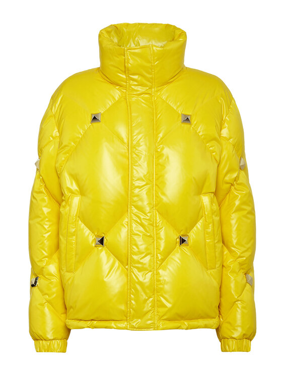 PHILIPP PLEIN PHILIPP PLEIN Vatovaná bunda 13641 Žltá Regular Fit
