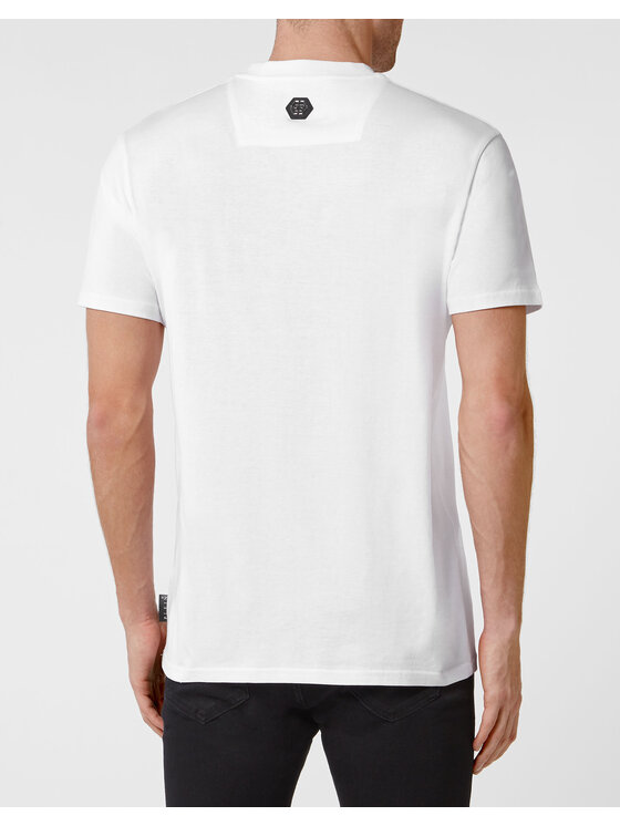 PHILIPP PLEIN PHILIPP PLEIN T-shirt 22951 Bianco Regular Fit