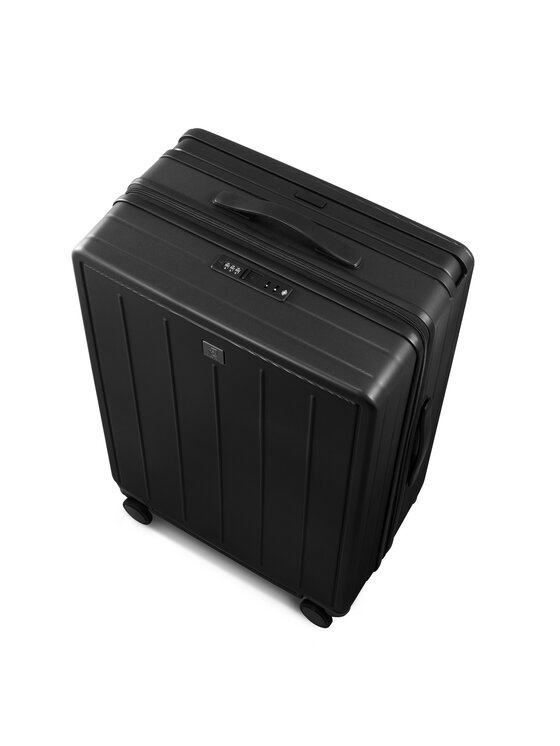 James Hawk James Hawk Walizka średnia Check-in Suitcase Czarny
