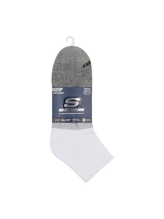 Skechers Skechers Skarpety krótkie S118998-GRY Kolorowy