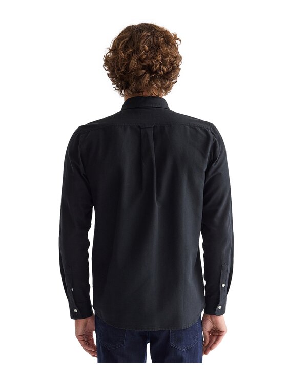 Wrangler Wrangler Koszula 112378099 Czarny Regular Fit