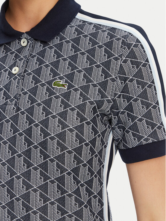 Lacoste Lacoste Haljina za svaki dan EF2655 Tamnoplava Slim Fit