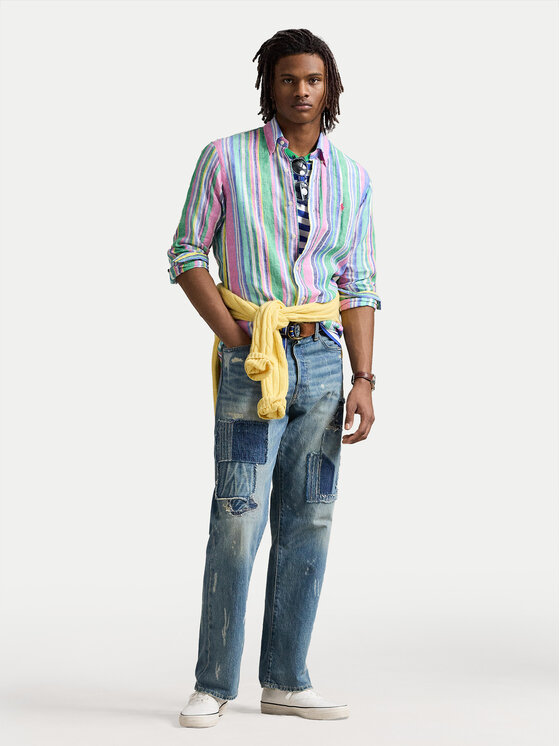 Polo Ralph Lauren Polo Ralph Lauren Košulja 710968973001 Šarena Custom Fit