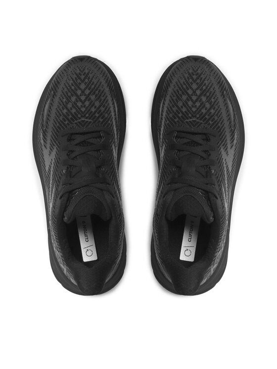 Hoka Hoka Παπούτσια για Τρέξιμο Clifton 9 1127896 Μαύρο