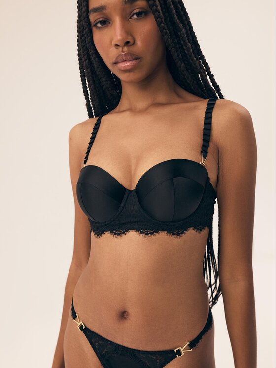 Esotiq Esotiq Biustonosz push-up 42546 Czarny
