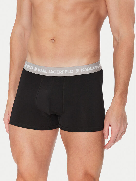 KARL LAGERFELD KARL LAGERFELD Set 3 perechi de boxeri A1M47021 Negru