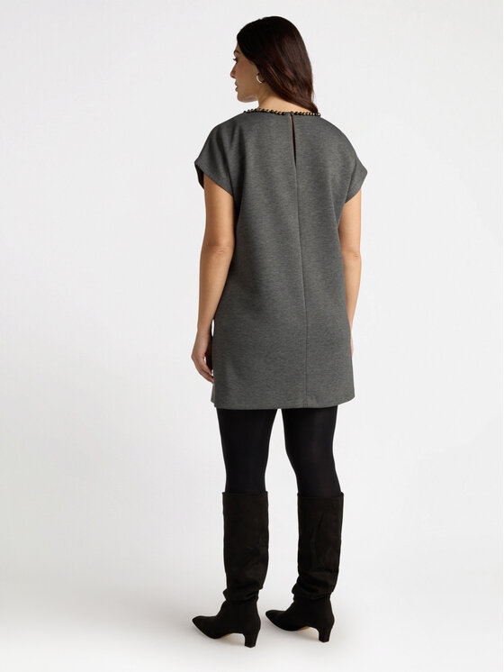 Fiorella Rubino Fiorella Rubino Vestito da giorno 7461L001140N013 Grigio Regular Fit
