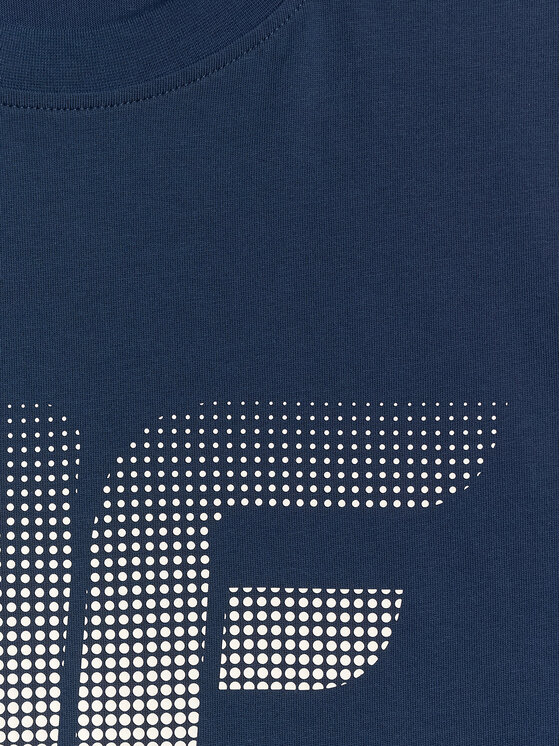 4F 4F T-Shirt COMMERCIAL Granatowy Regular Fit