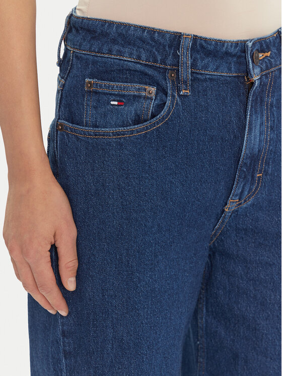 Tommy Jeans Tommy Jeans Jeansy Mia DW0DW21953 Granatowy Relaxed Fit