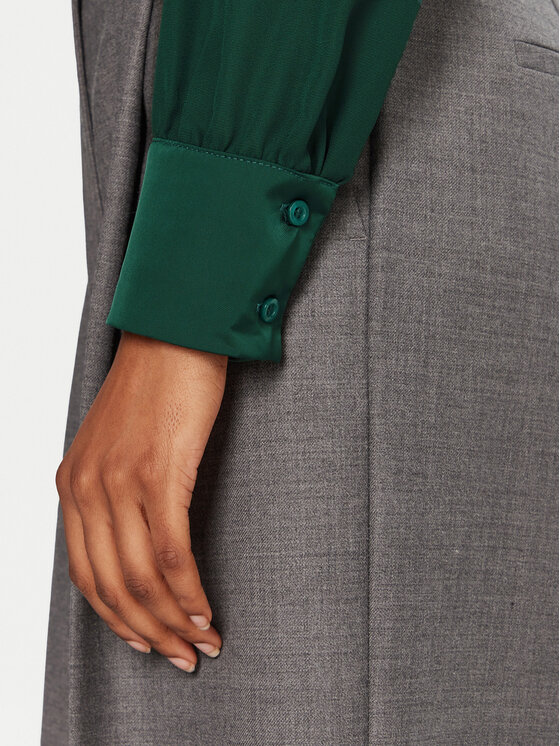 Rinascimento Rinascimento Koszula CFC0126204003 Zielony Regular Fit