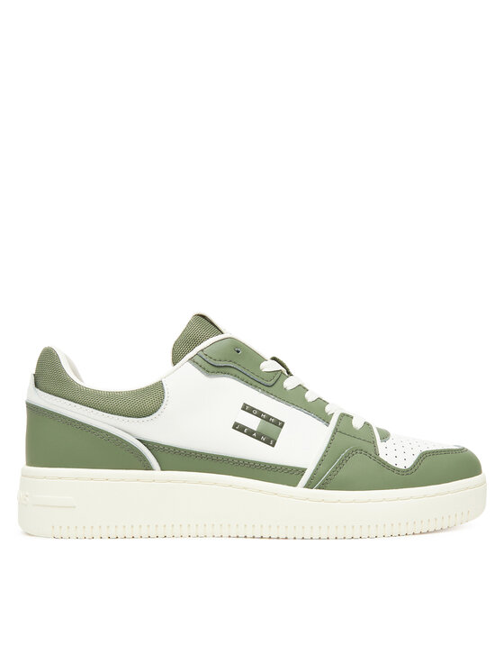 Sneakers Tommy Jeans Tjm Retro Basket EM0EM01610 Alb