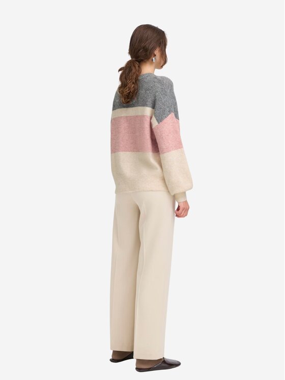 b.young b.young Πουλόβερ Maglia byomea oneck Ροζ Regular Fit